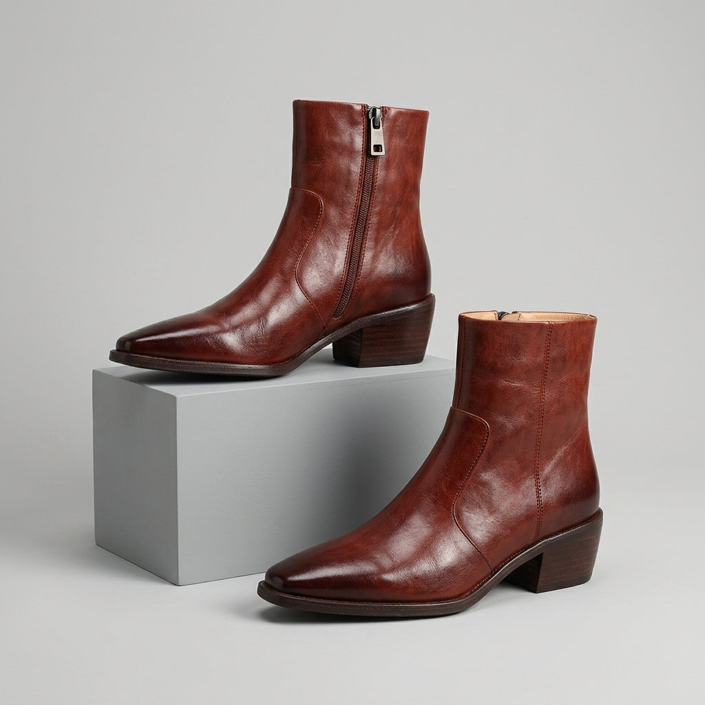 Reese Vintage Square Toe Boot