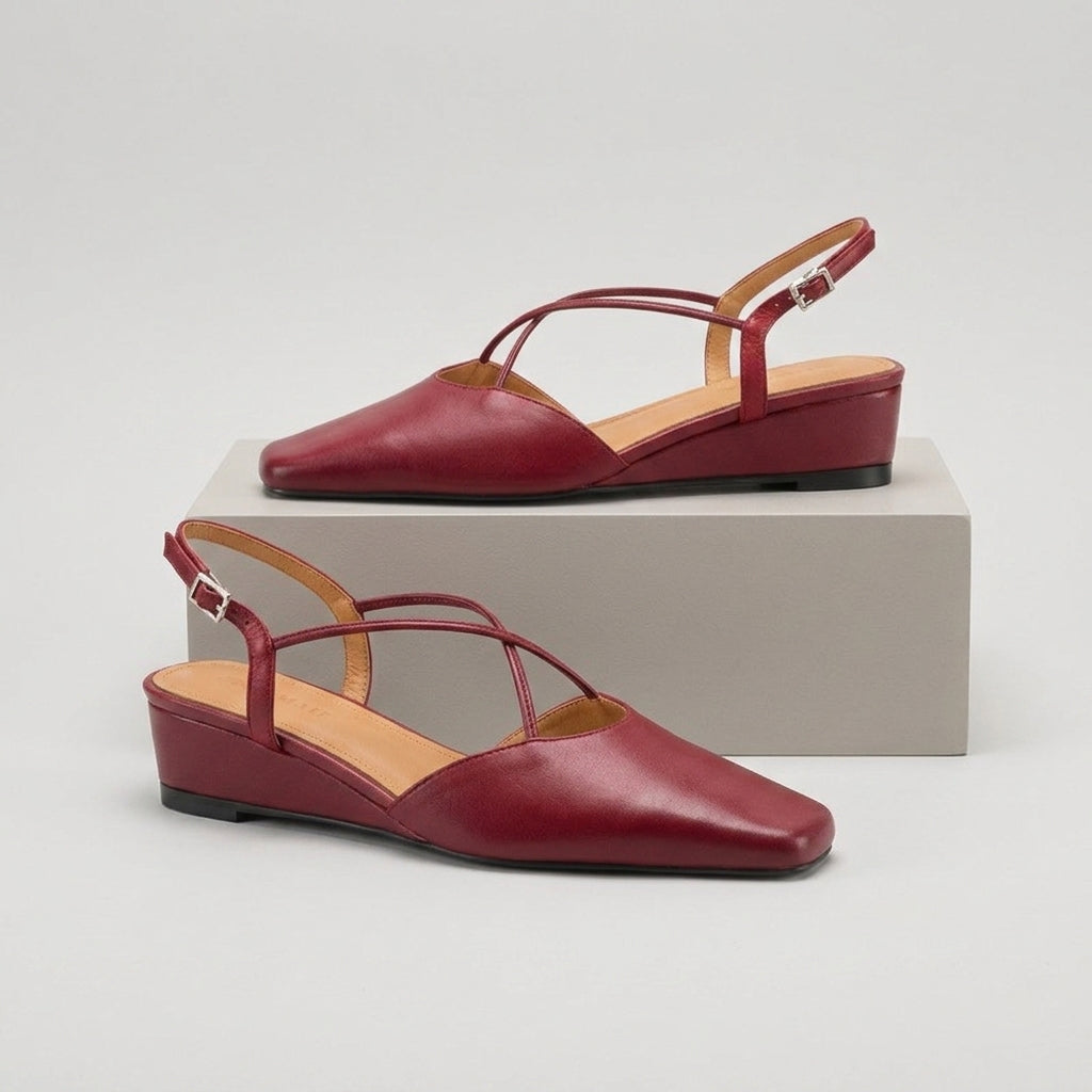 Nora Crossover Slingback Flat