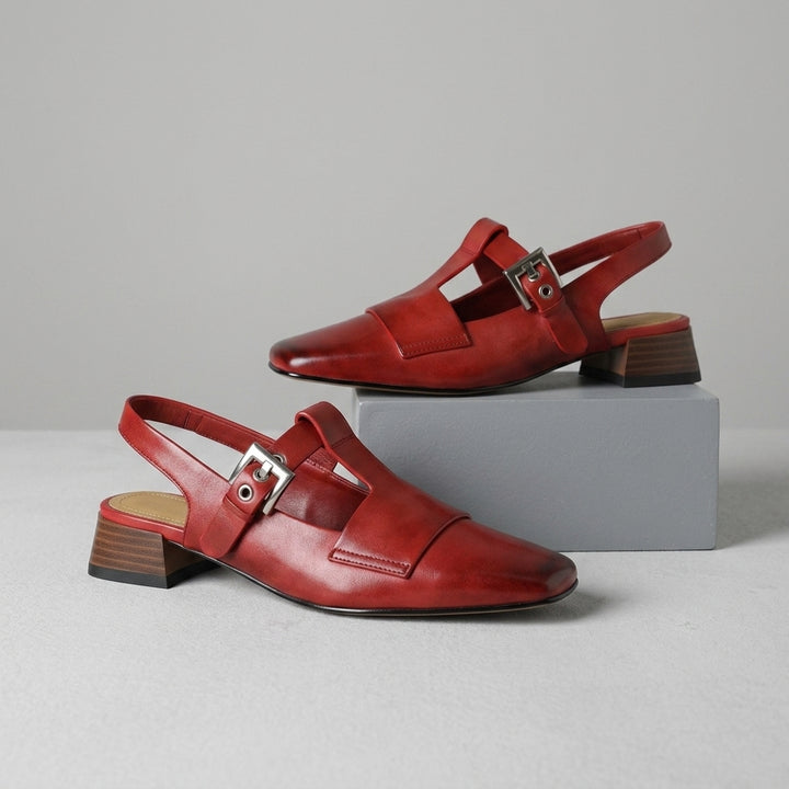 Hadley T-Strap Slingback Heel