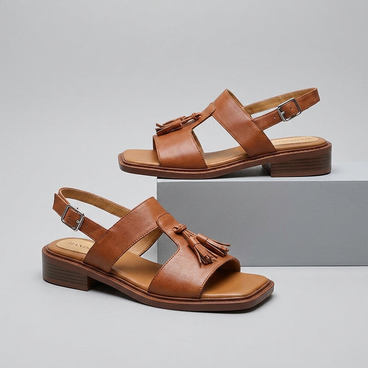 Maya Tassel T-Strap Sandal