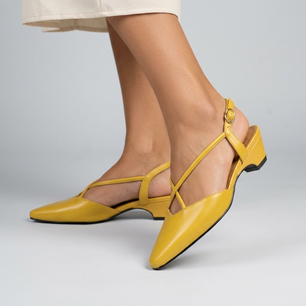Leah Pointed Toe Slingback