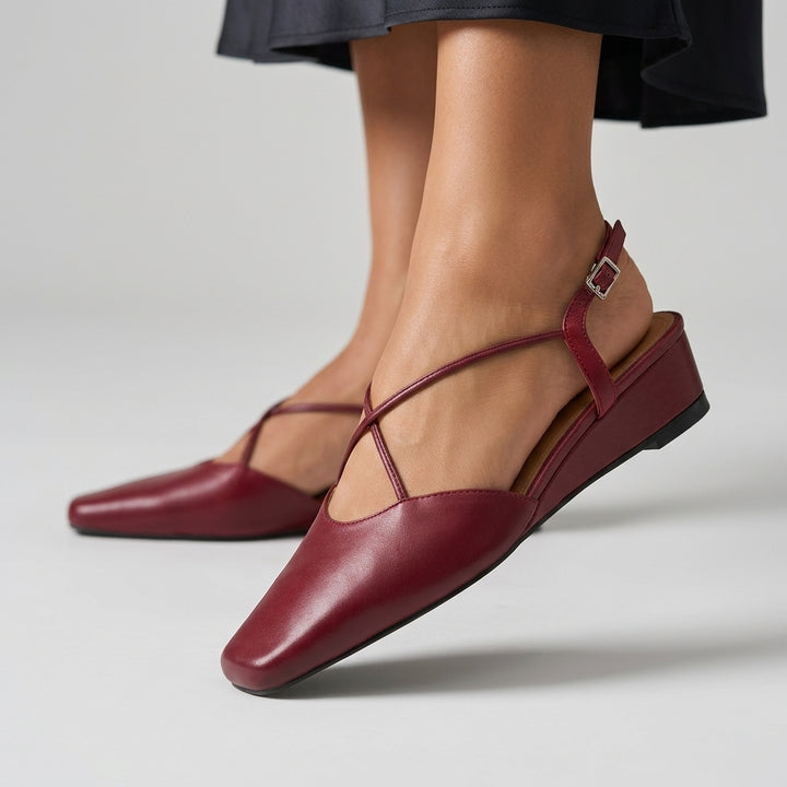 Nora Crossover Slingback Flat