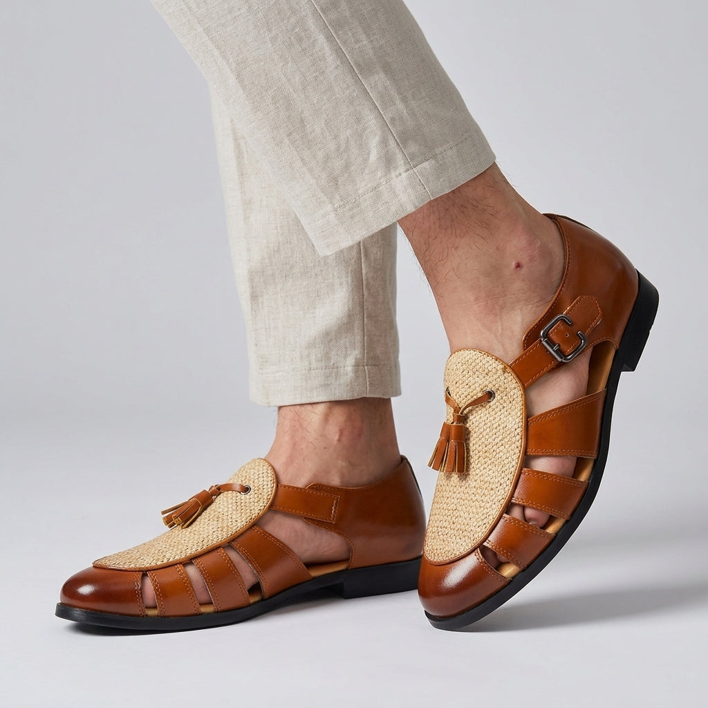 Arlo Tassel Monk Sandal