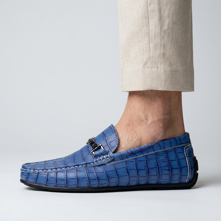 Harrington Croc Embossed Loafer
