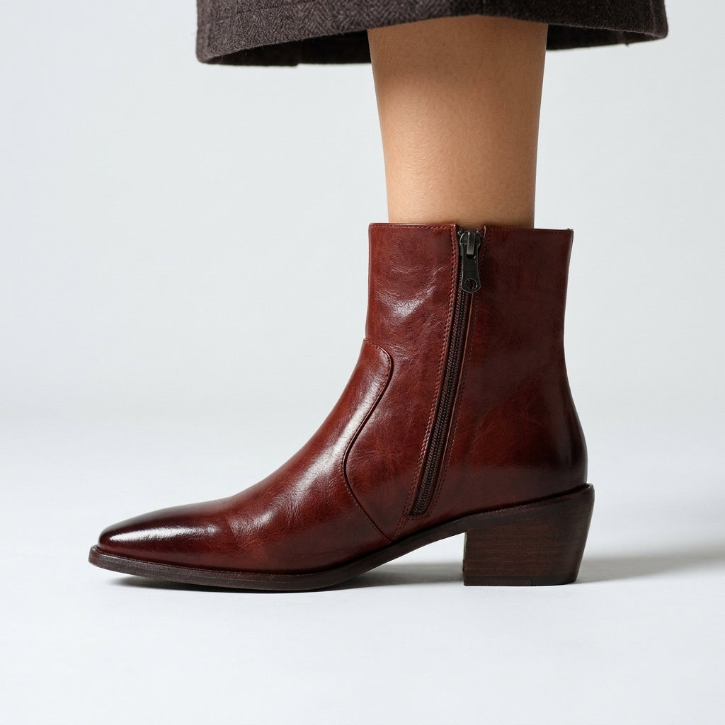 Reese Vintage Square Toe Boot