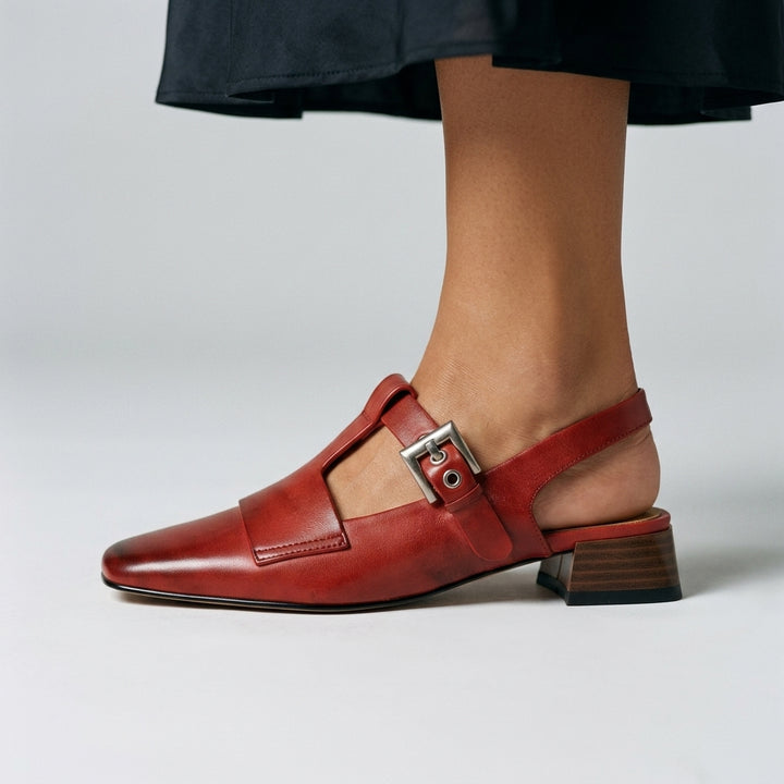 Hadley T-Strap Slingback Heel