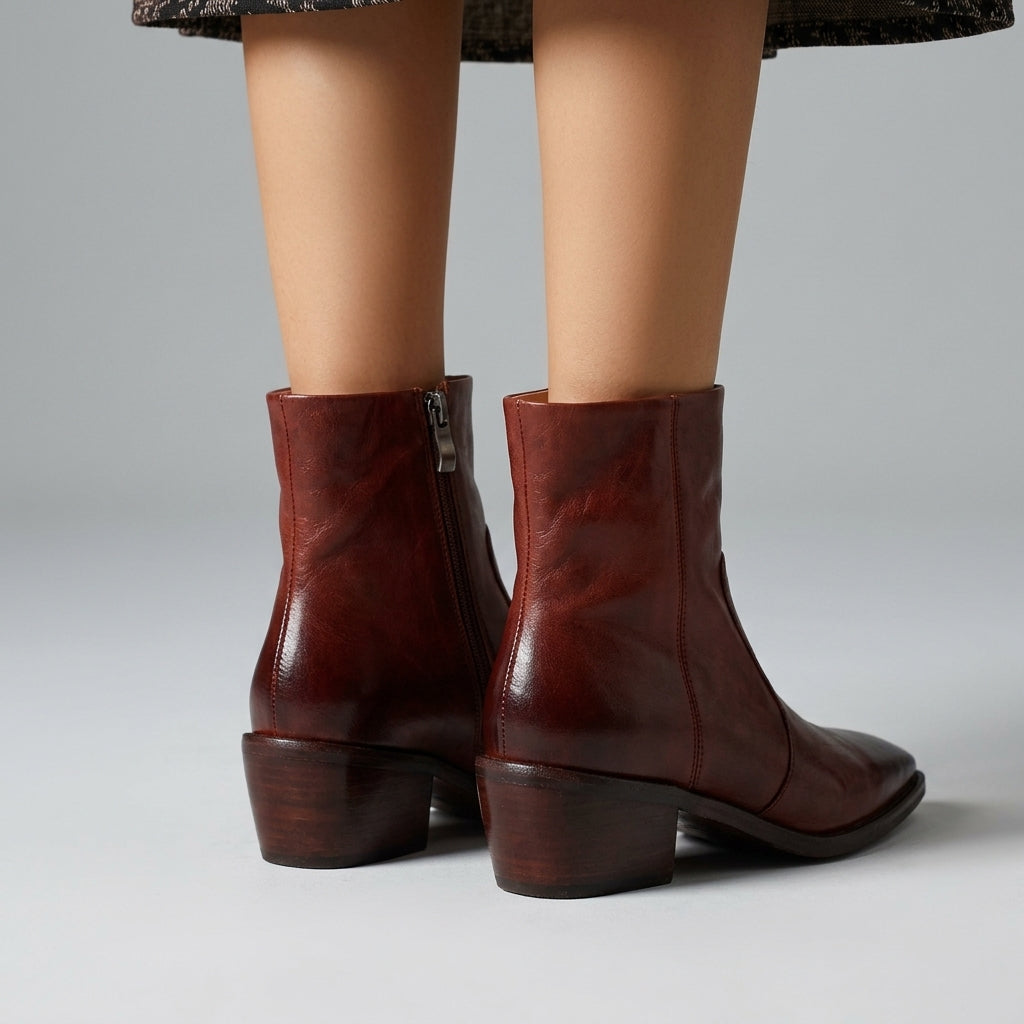 Reese Vintage Square Toe Boot