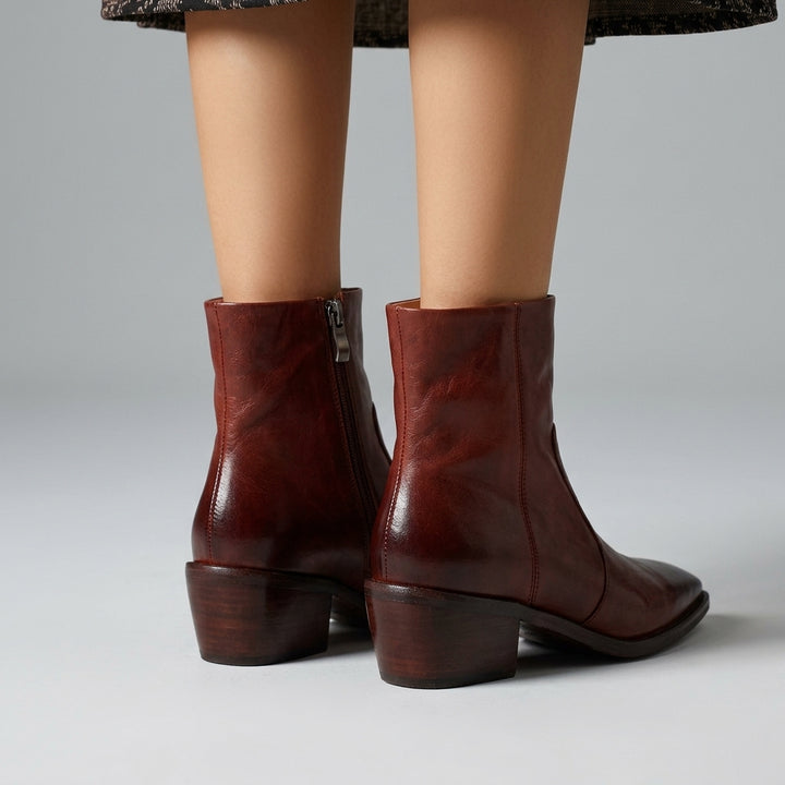 Reese Vintage Square Toe Boot