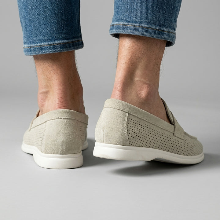 Brooks Smooth Suede Loafer