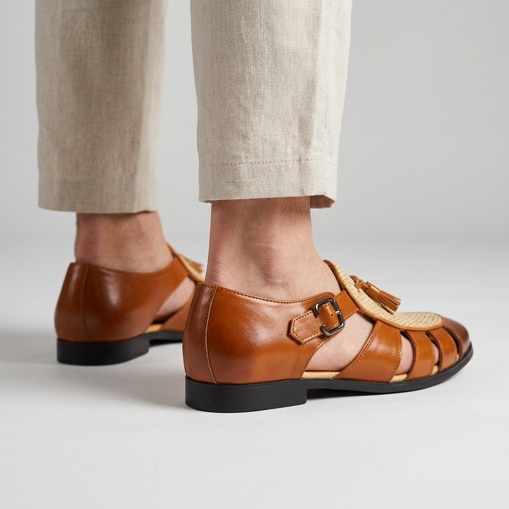 Arlo Tassel Monk Sandal