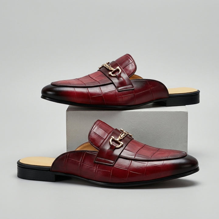 Remallo Genuine Leather Mule