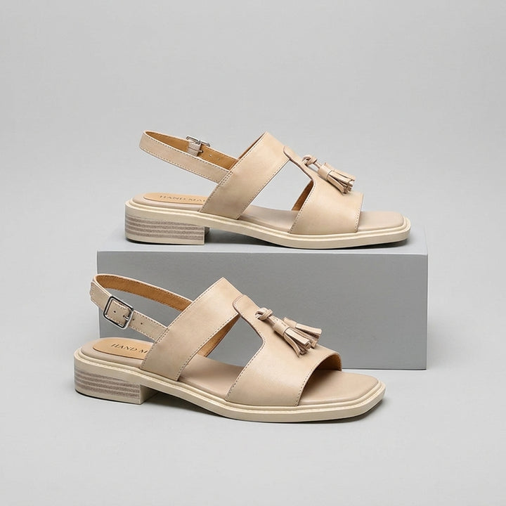 Maya Tassel T-Strap Sandal