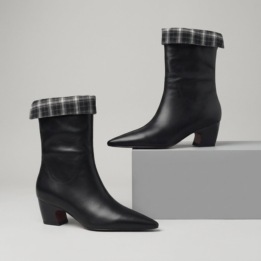 Presley Leather Mid Boot