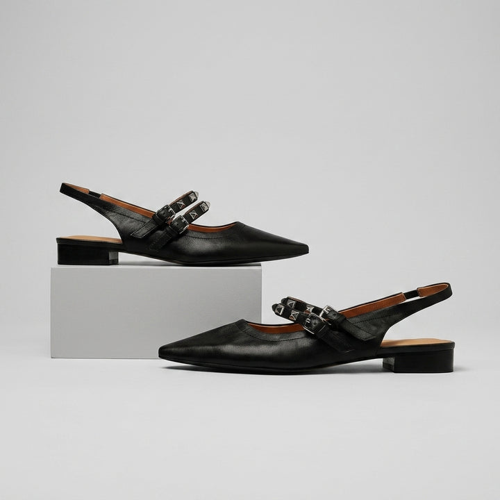Mara Studded Slingback Flat