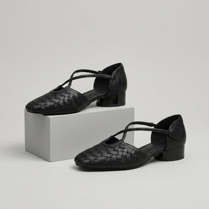 Elara Cross Strap Pump