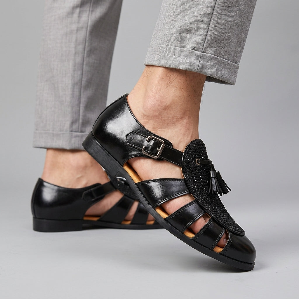 Arlo Tassel Monk Sandal