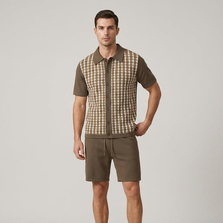 Grady Striped Two Piece Set