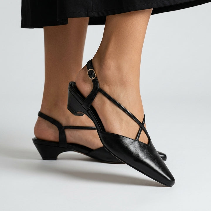 Leah Pointed Toe Slingback