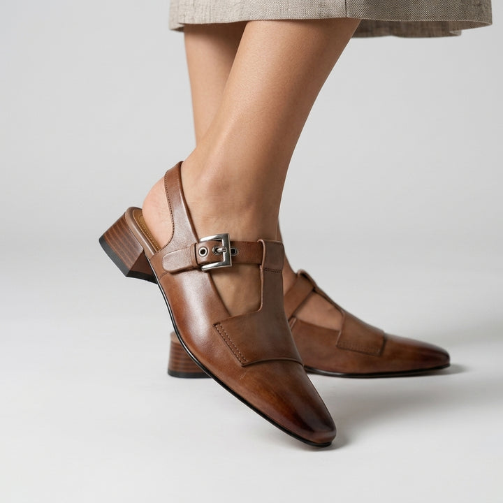 Hadley T-Strap Slingback Heel