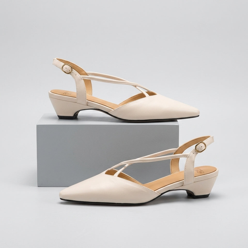 Leah Pointed Toe Slingback