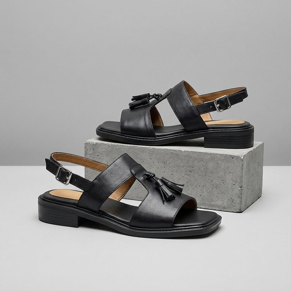 Maya Tassel T-Strap Sandal