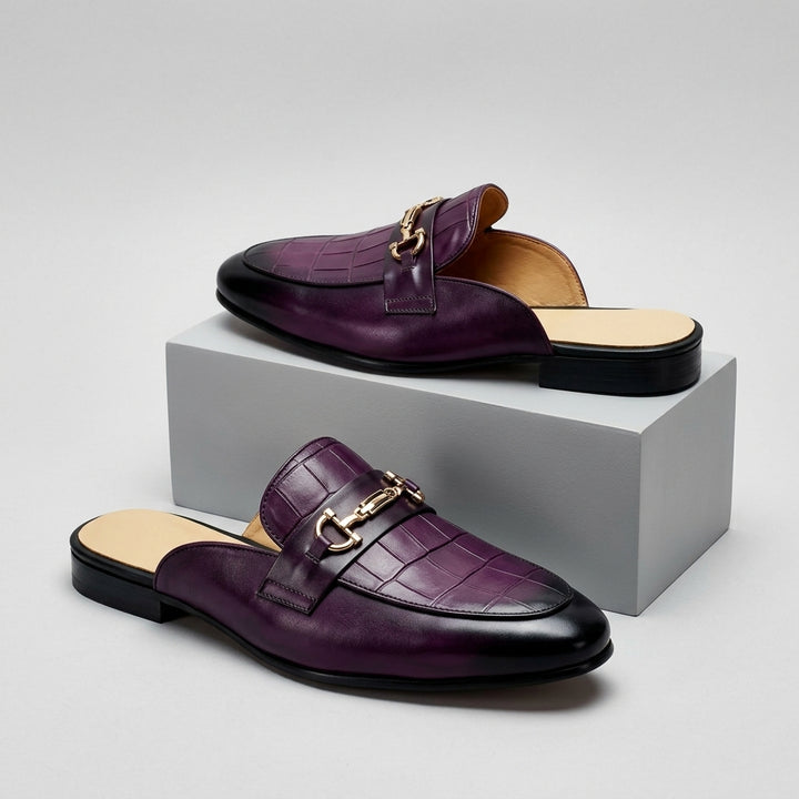 Remallo Genuine Leather Mule