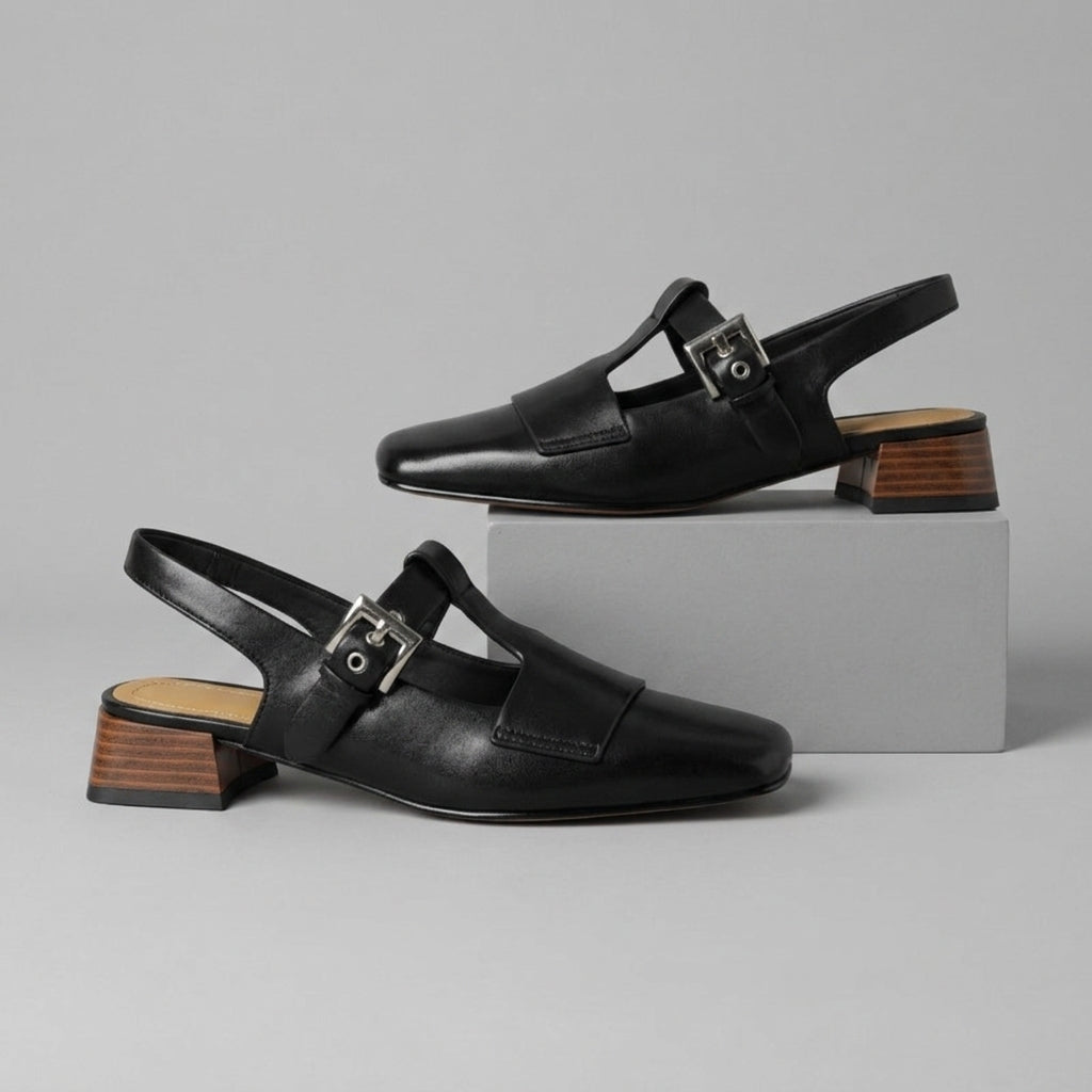 Hadley T-Strap Slingback Heel