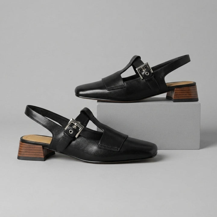 Hadley T-Strap Slingback Heel