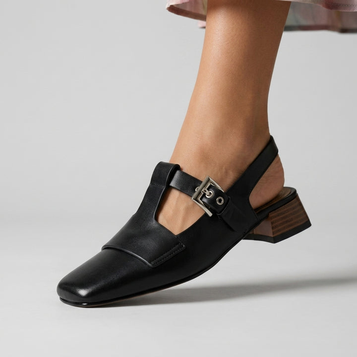 Hadley T-Strap Slingback Heel