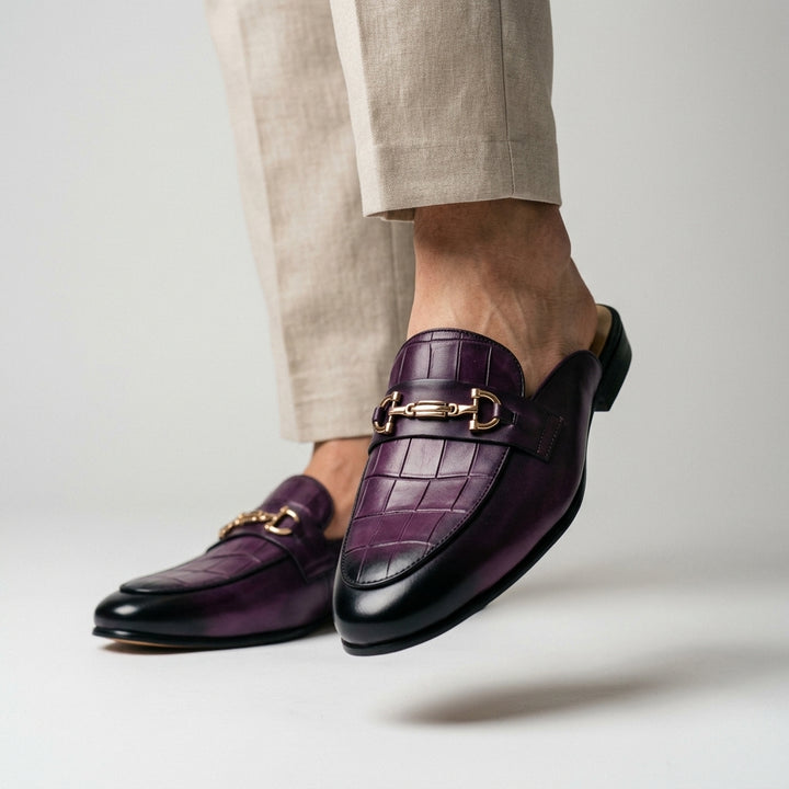 Remallo Genuine Leather Mule