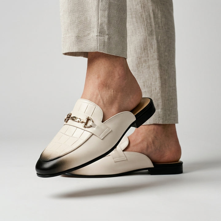 Remallo Genuine Leather Mule