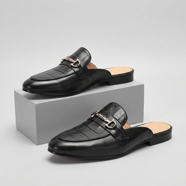 Remallo Genuine Leather Mule
