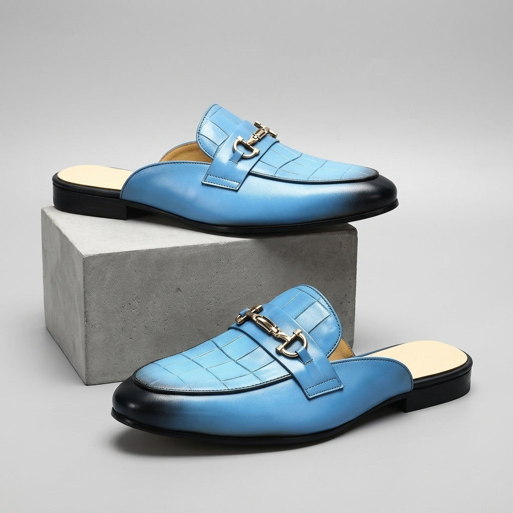 Remallo Genuine Leather Mule