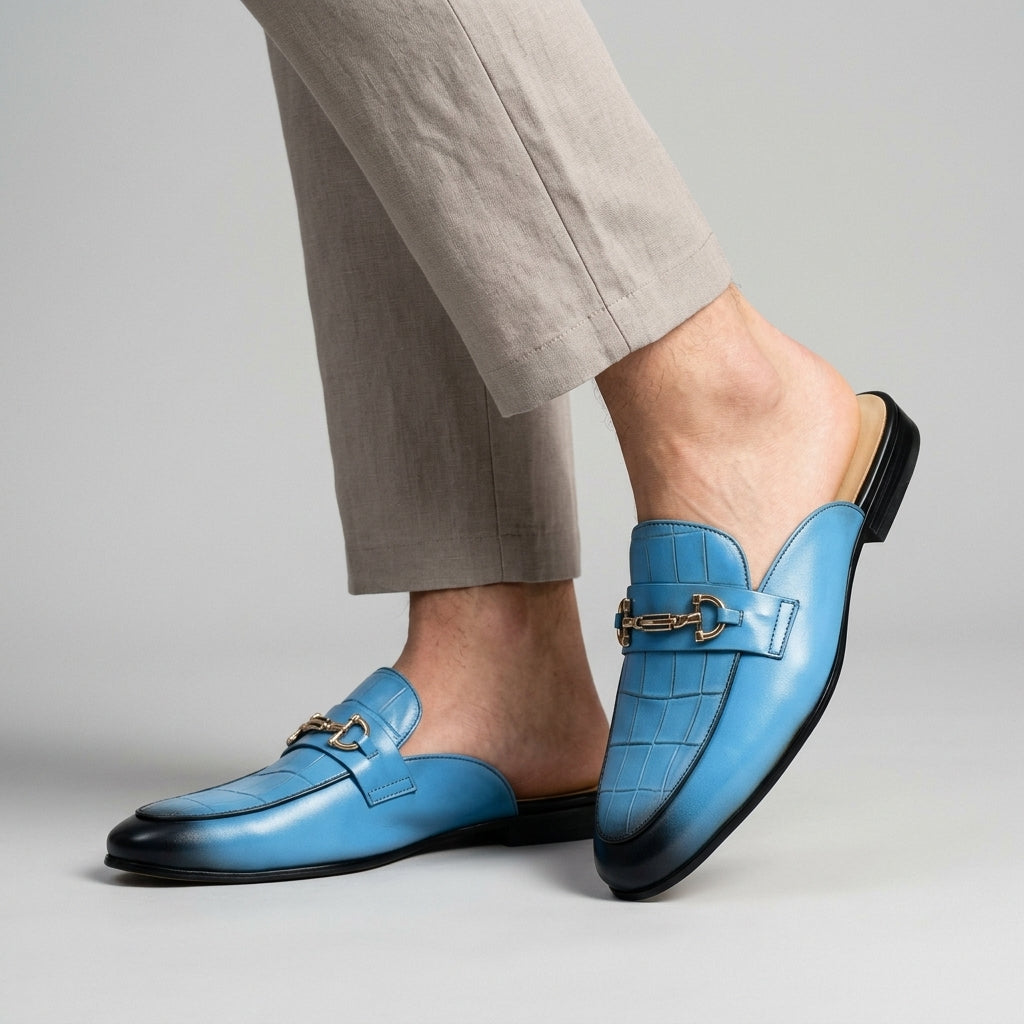 Remallo Genuine Leather Mule