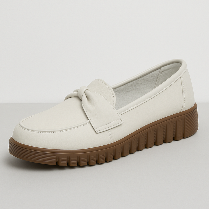 Bella Bow-tie Leather Loafer