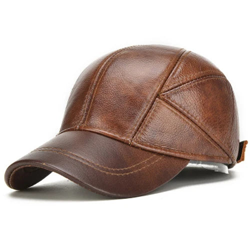 The Carlo Leather Cap