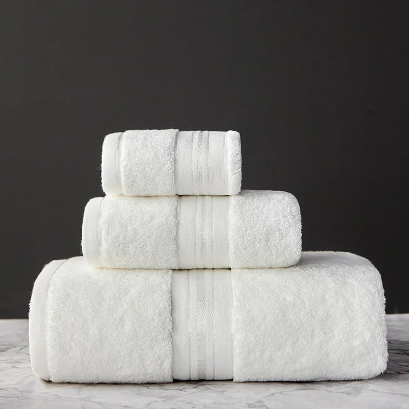 Crown Egyptian Cotton 3 Piece Towel Set