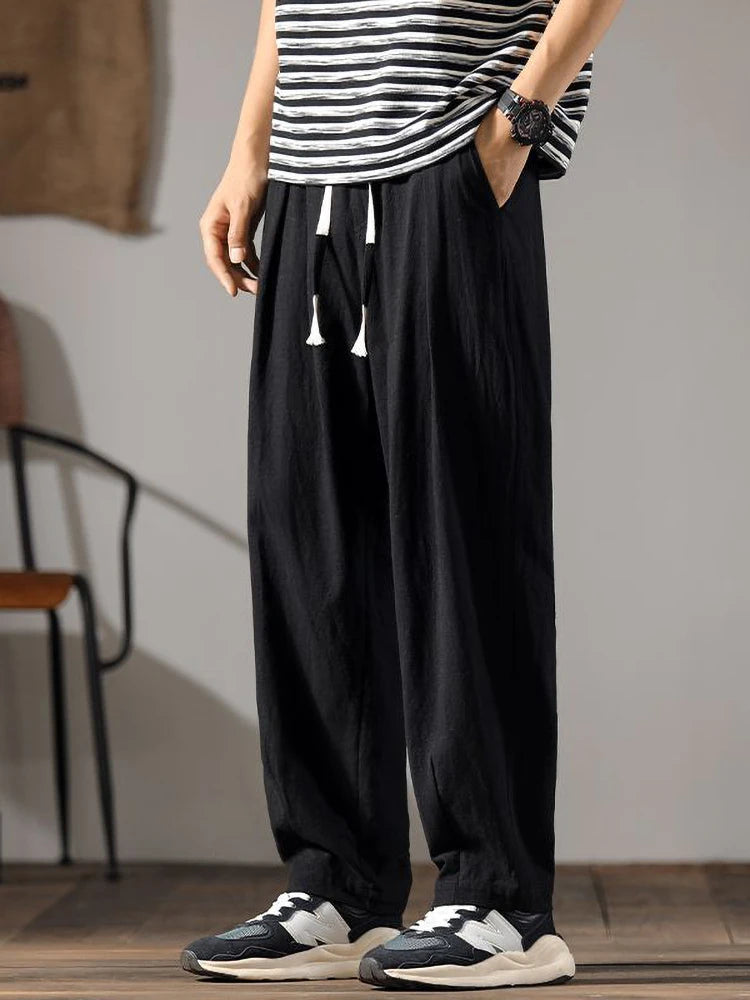 Calvin Linen Drawstring Pants