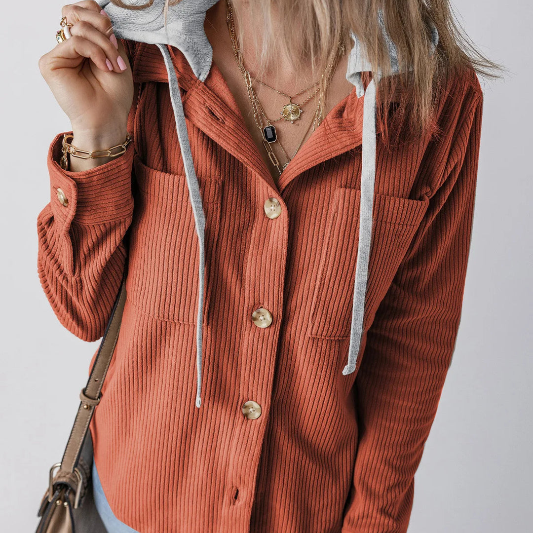Weekend Hooded Button Shirt
