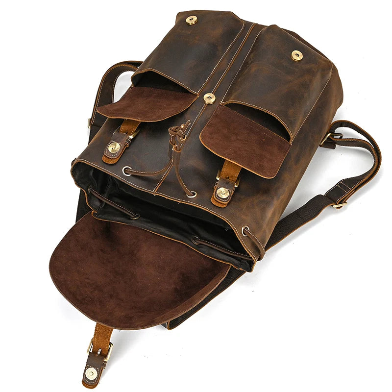 Hudson Genuine Leather Backpack