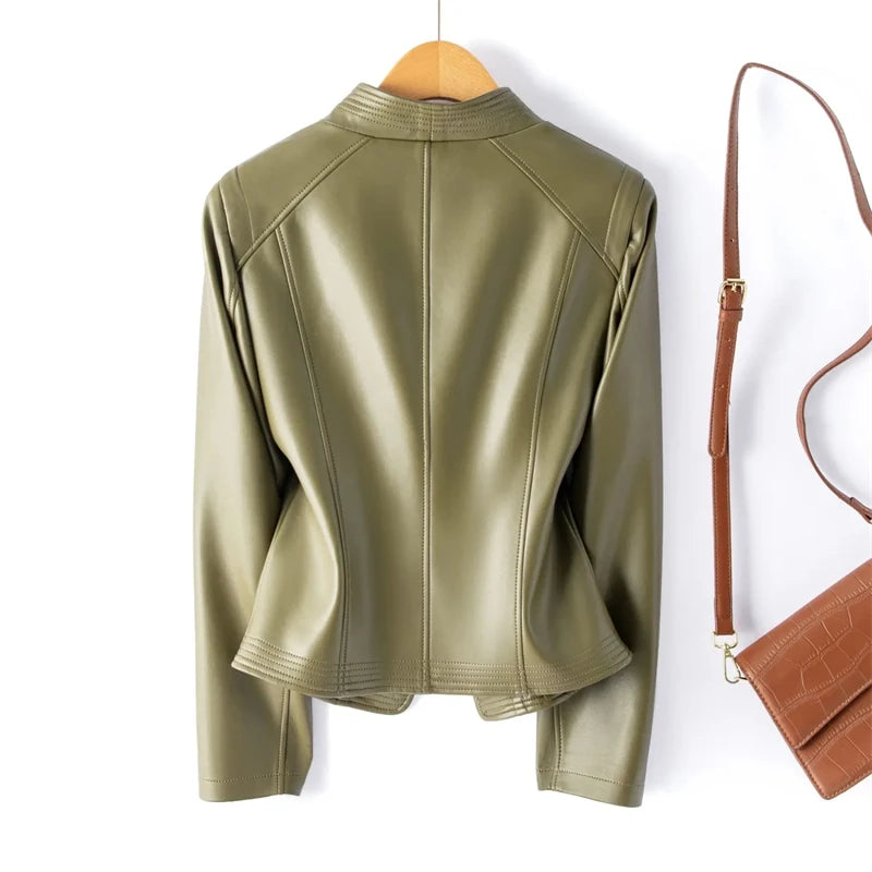 Natalie Tailored Leather Jacket