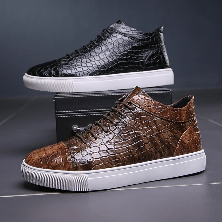 Anthony Sartain Leather Sneakers
