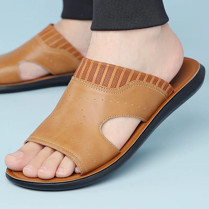 Mykonos Leather Sandal