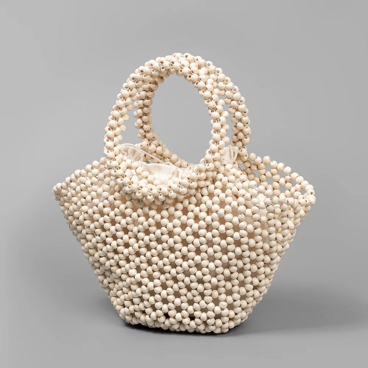 The Antibes Wooden Bead Tote