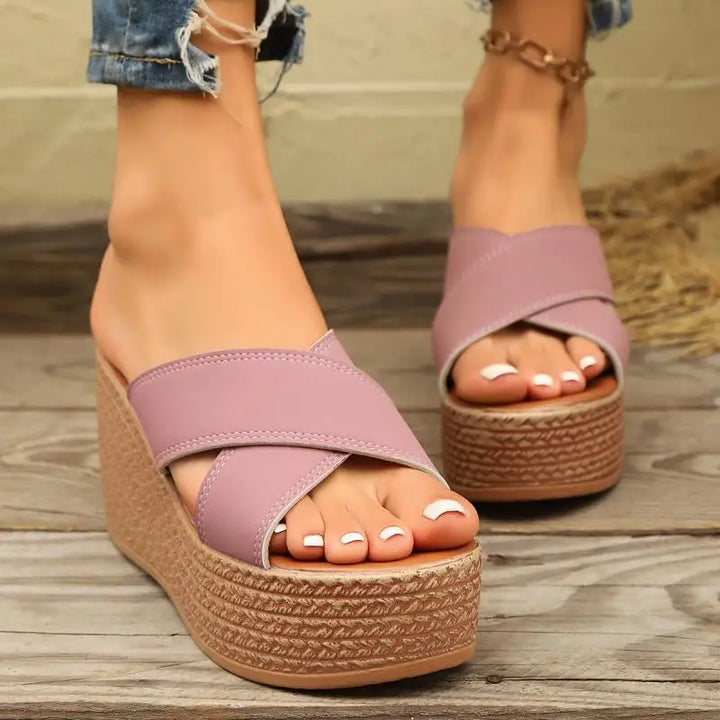 Jess Platform Wedge Sandal