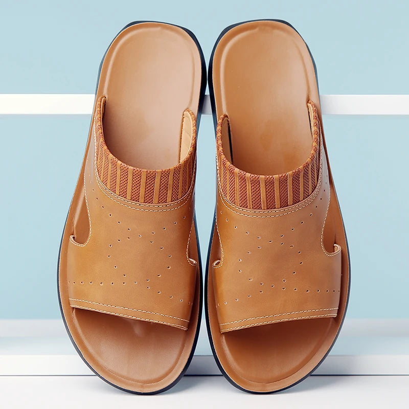 Mykonos Leather Sandal