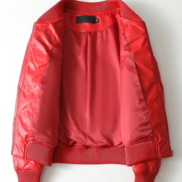 Sloane Quilted Leather Bomber