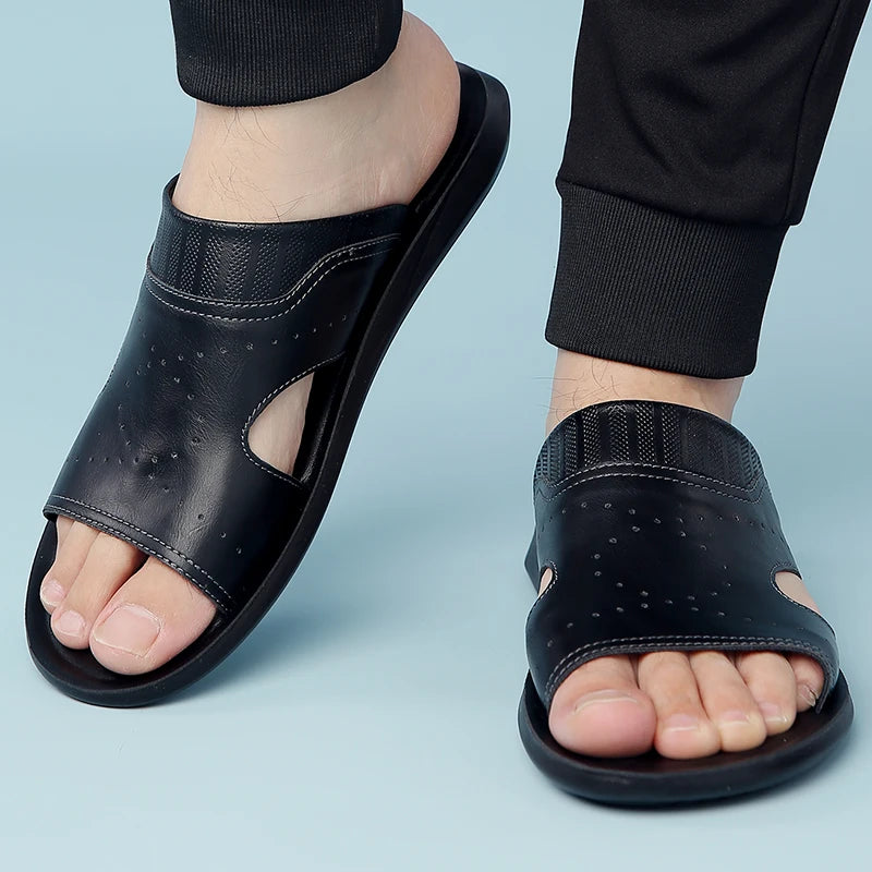Mykonos Leather Sandal