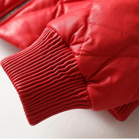 Sloane Quilted Leather Bomber