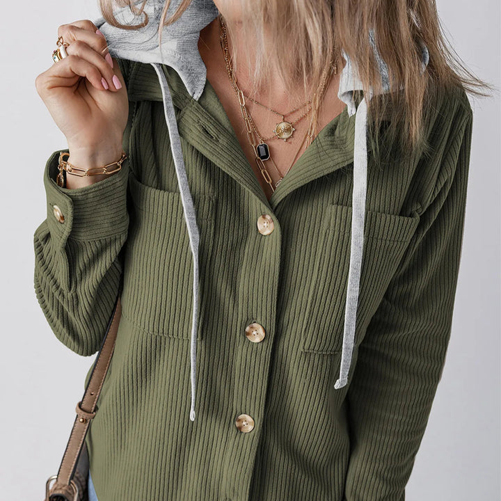 Weekend Hooded Button Shirt